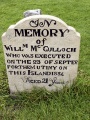 OLD HEADSTONE CEMETERY BAY NORFOLK ISLAND