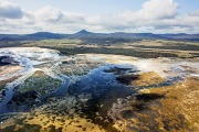 AERIAL VIEW DEPARTING FLINDERS ISLAND