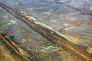 PARALLEL SAND DUNES SIMPSON DESERT CENTRAL AUSTRALIA