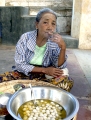 EGG SELLER AT A TEMPLE IN BAGAN