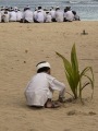 CHILD PLAYING AT MELATI CEREMONY