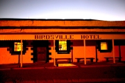 BIRDSVILLE PUB WITH SUNRISE GLOW