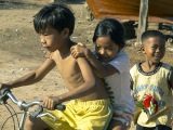 CAMBODIAN CHILDREN PLAYING