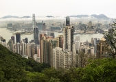 HONG KONG FROM THE PEAK