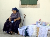 LACE MAKER  HVAR TOWN CROATIA