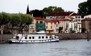 VIEW OF TAIN DE L'HERMITAGE FROM THE BRIDGE