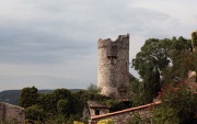 OLD MEDIEVAL TOWER RUIN LA VOULTE