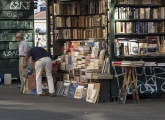 BOOKSTALLS IN CENTRAL MILAN