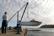 BOAT LAUNCHING AT CASCADE