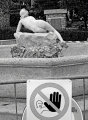 HANDS OFF ERICE STATUE