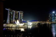 BAY MARINA AT NIGHT