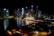 MODERN SINGAPORE AT NIGHT