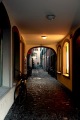 ALLEY IN LUCERNE AT DUSK