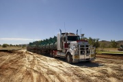 ROAD TRAIN NEAR DOON DOON